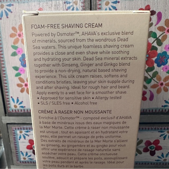 AHAVA Men's Foam-Free Shaving Cream - NWT/NIB - Picture 5 of 7
